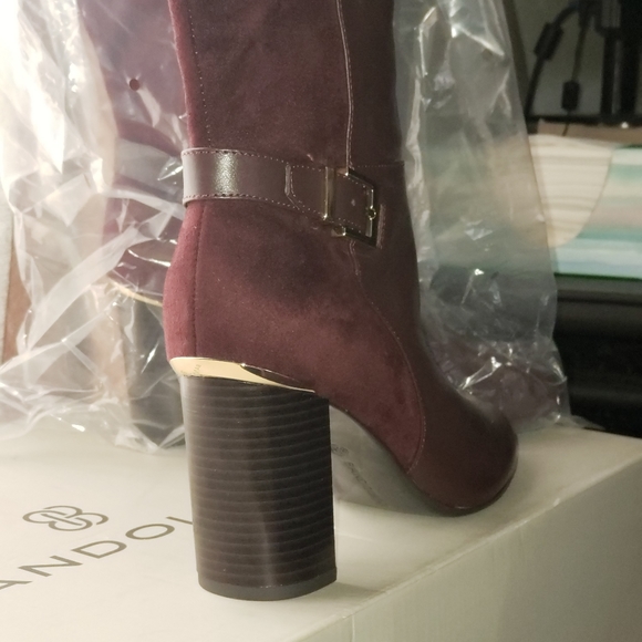 Tall Boots - Dark Red - Picture 3 of 6